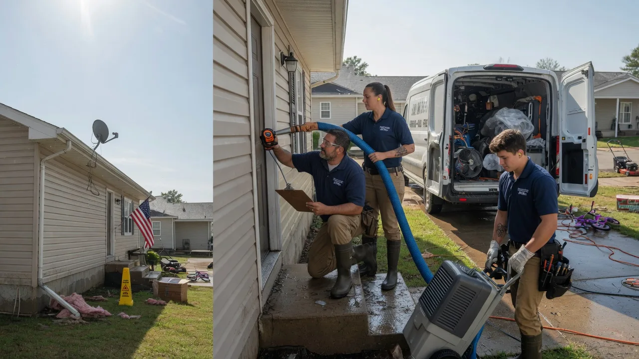 Ceiling Water Damage Restoration in Hahnville, LA near me